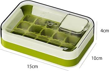Ice Cube Maker with Cover | 15-Cube Easy Ice Tray for Home & Parties