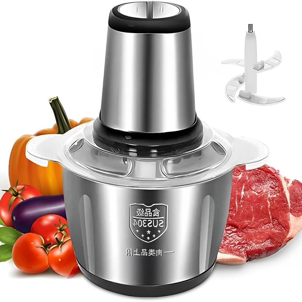 3 Litre Stainless Steel Electric Chopper | Multifunctional Food Processor